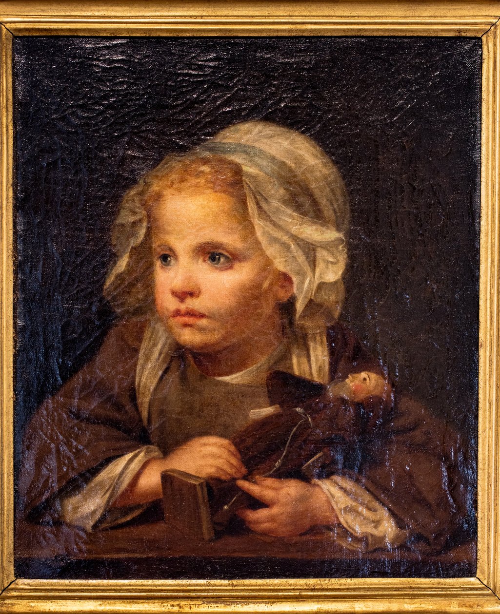 فتاة مع الكبوشي بواسطة 