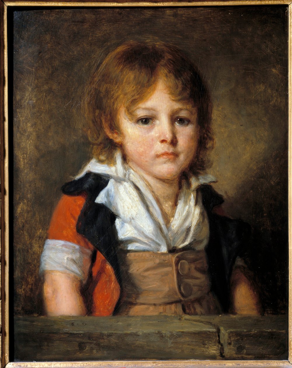 صورة لطفل إدوارد بيرتين (1797-1871) رسام وصحفي. رسم جان بابتيست غريوز (1725-1805) من القرن الثامن عشر. 0،46 × 0،36 م بواسطة جان بابتيست غريوز