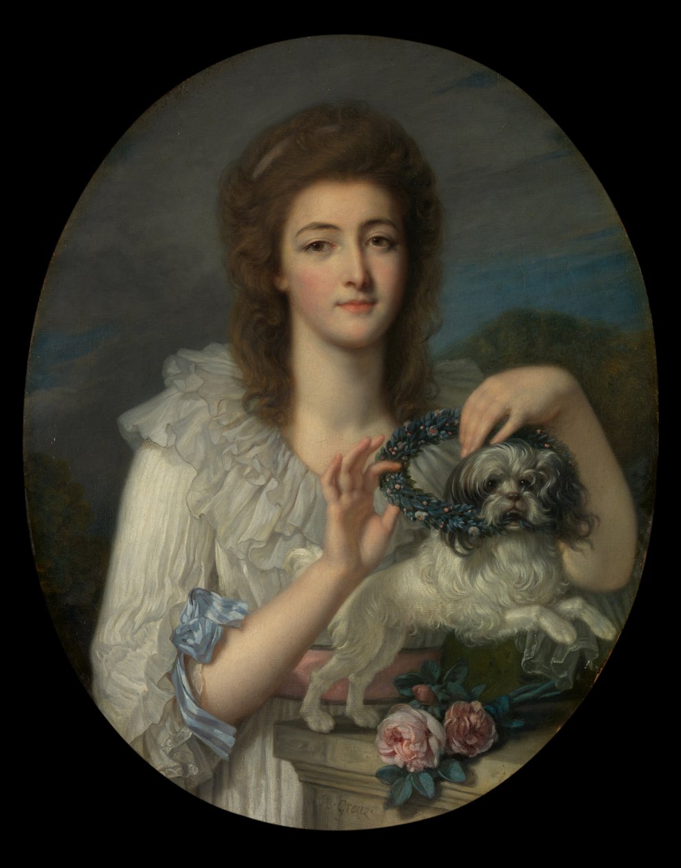 الأميرة فارفارا نيكولايفنا جاجارينا (1762-1802) ، 1780-82 بواسطة جان بابتيست غريوز