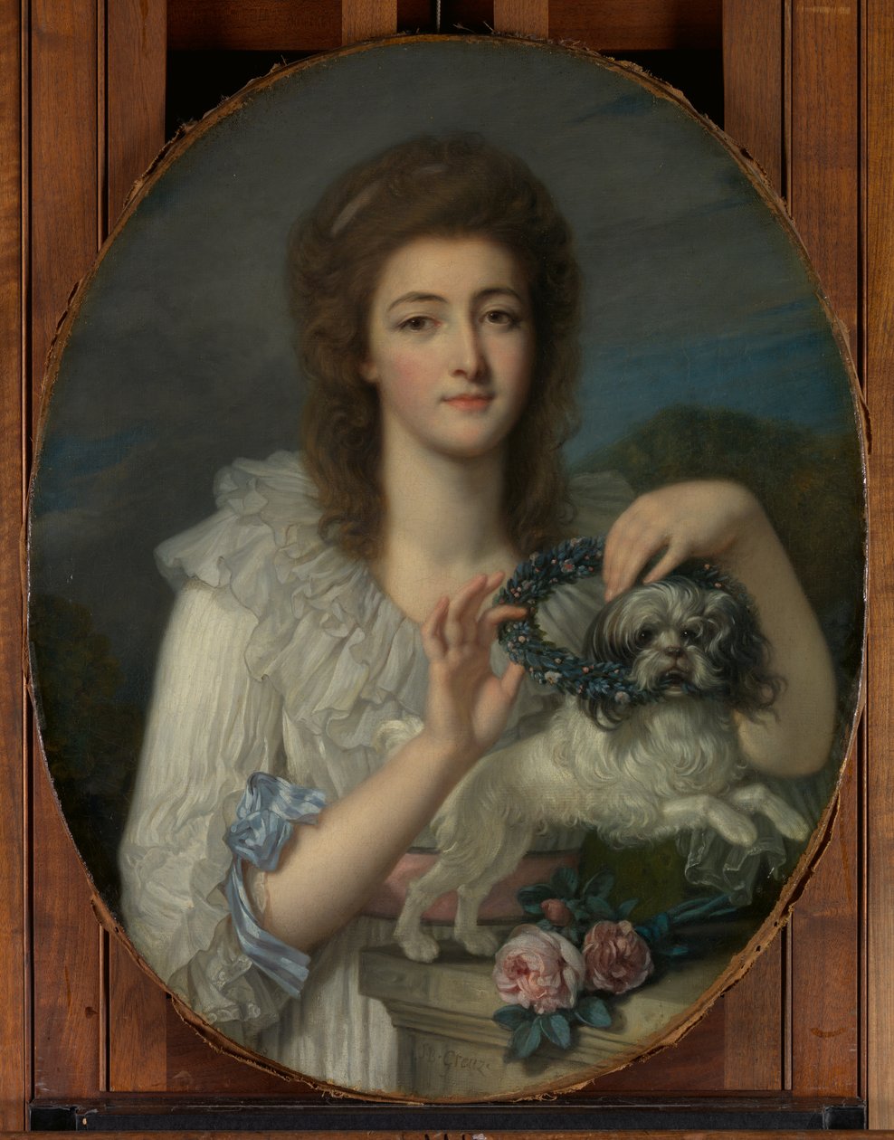 الأميرة فارفارا نيكولاييفنا جاجارينا 1762-1802 ، كاليفورنيا. 1780-82. بواسطة جان بابتيست غريوز