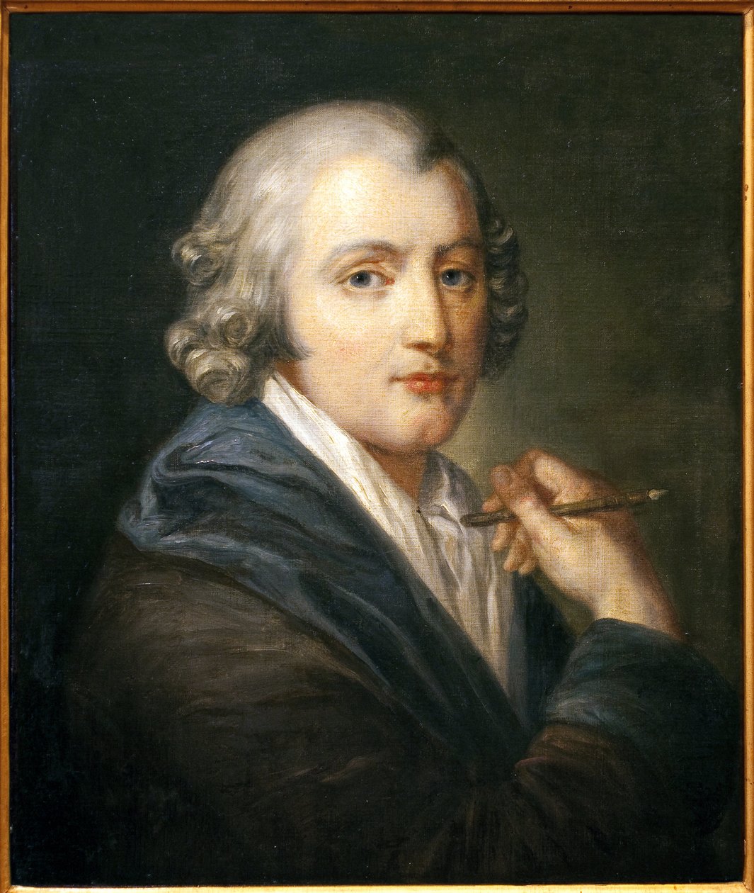 تصوير شخصي. رسم جان بابتيست غريوز (1725-1805) ، زيت على قماش ، حوالي عام 1755. الفن الفرنسي من القرن الثامن عشر. فندق ديو ، متحف غريوز ، تورنو. بواسطة جان بابتيست غريوز