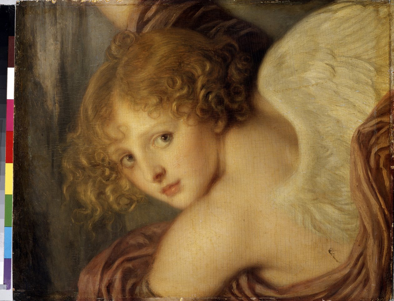 "" Tete de cupidon "(رأس كيوبيد) لوحة رسمها جان بابتيست غريوز (1725-1805) 1786 متحف هيرميتاج سانت بطرسبرغ بواسطة جان بابتيست غريوز