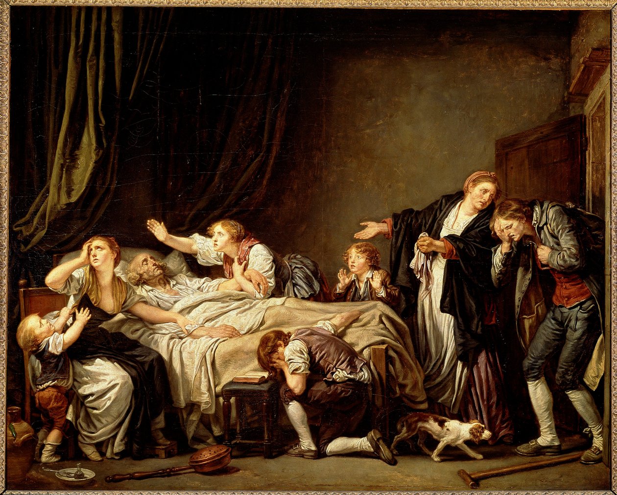The Son Punished (oil on canvas بواسطة جان بابتيست غريوز