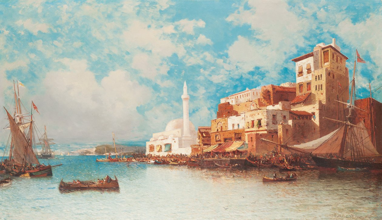 الميناء الشرقي ، 1871 بواسطة جان بابتيست هنري دوراند براجر