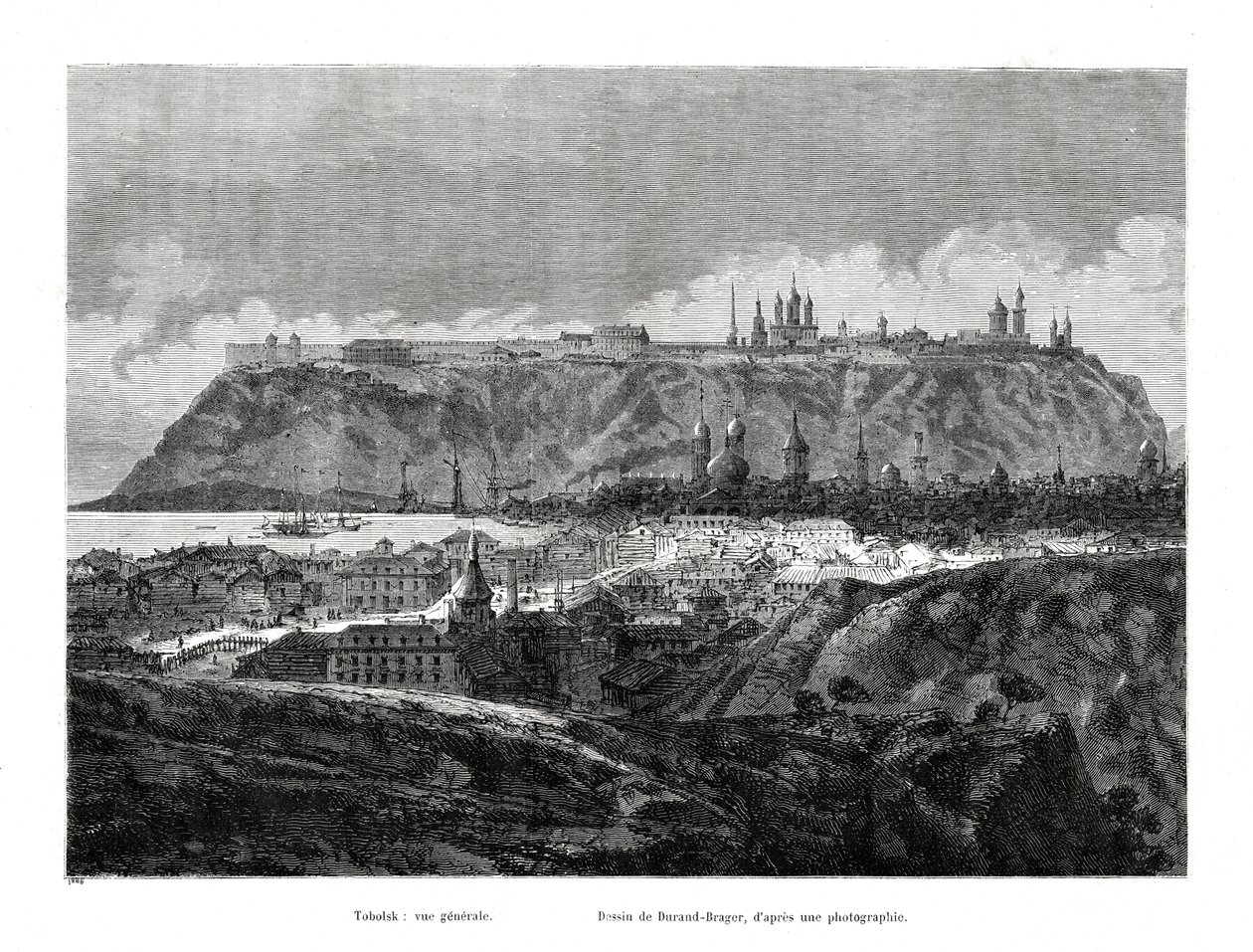توبولسك ، سيبيريا ، روسيا ، 1886 بواسطة جان بابتيست هنري دوراند براجر