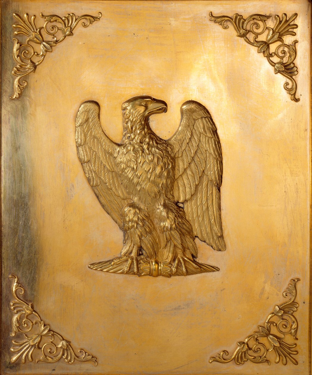 غطاء مزين للنسر الإمبراطوري ، رمز الإمبراطور نابليون الأول (1769-1821) أدركه جان بابتيست إيزابي (1767-1855) مجموعة خاصة 1814 بواسطة جان بابتيست إيسابي