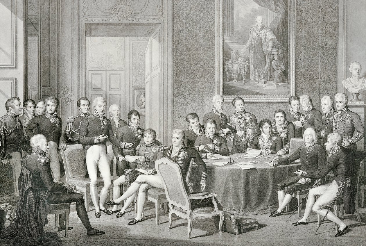 Participants at the Congress of Vienna in 1814-1815 بواسطة جان بابتيست إيسابي