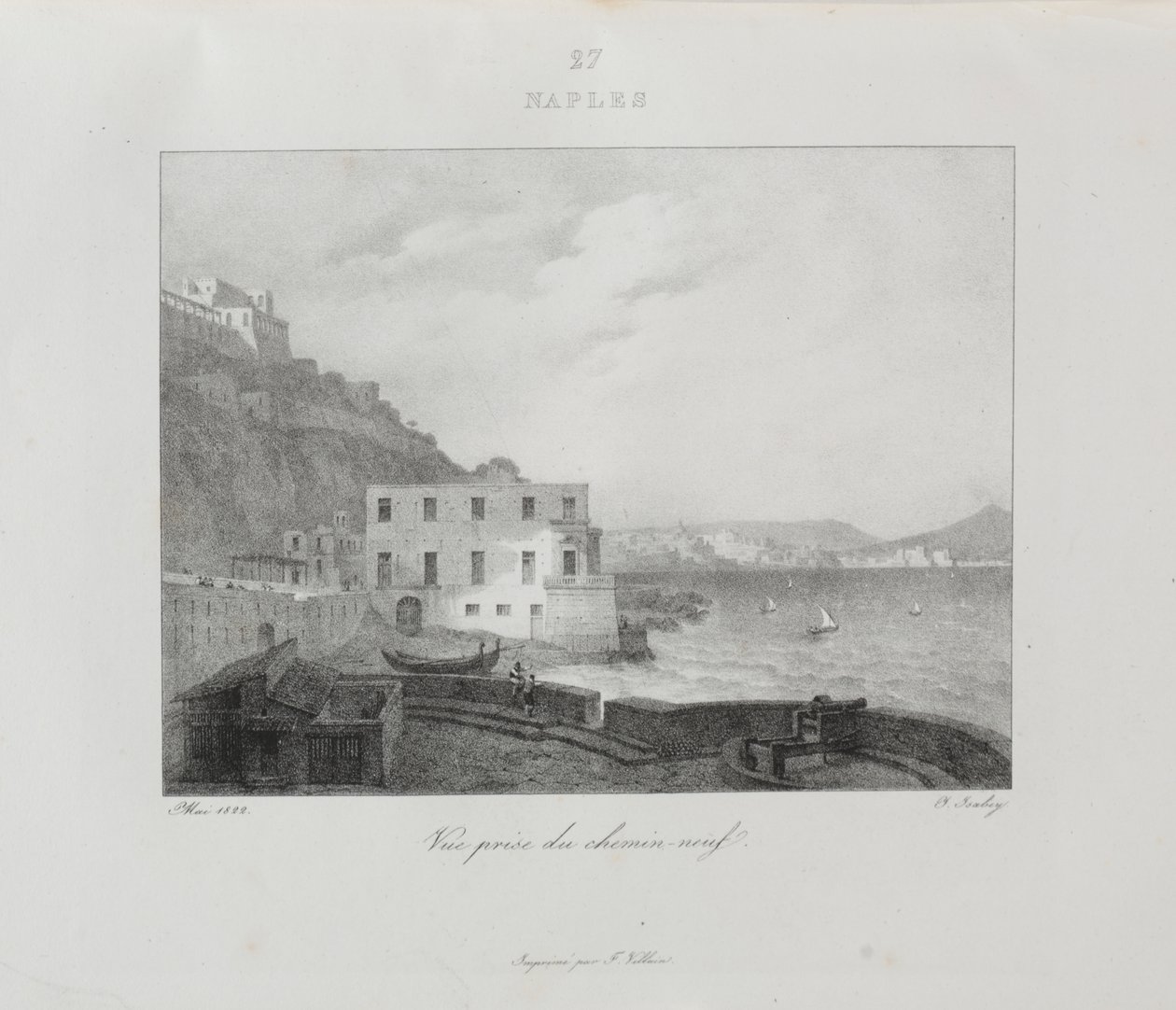 رحلة إلى إيطاليا عام 1822 بواسطة جان بابتيست إيسابي