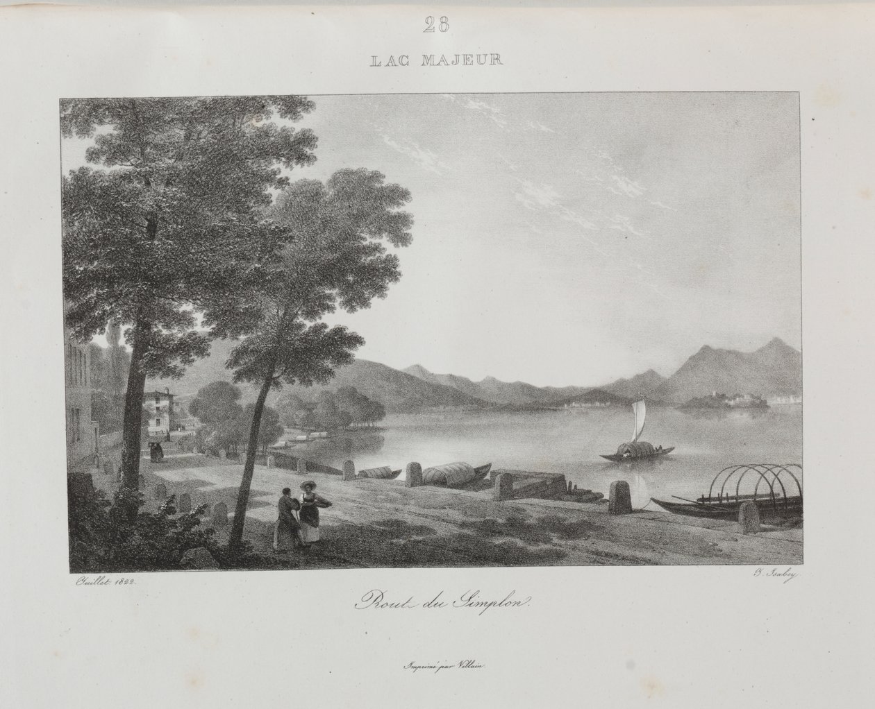 رحلة إلى إيطاليا عام 1822 بواسطة جان بابتيست إيسابي
