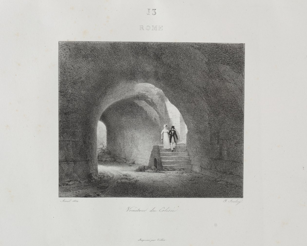 رحلة إلى إيطاليا عام 1822 بواسطة جان بابتيست إيسابي
