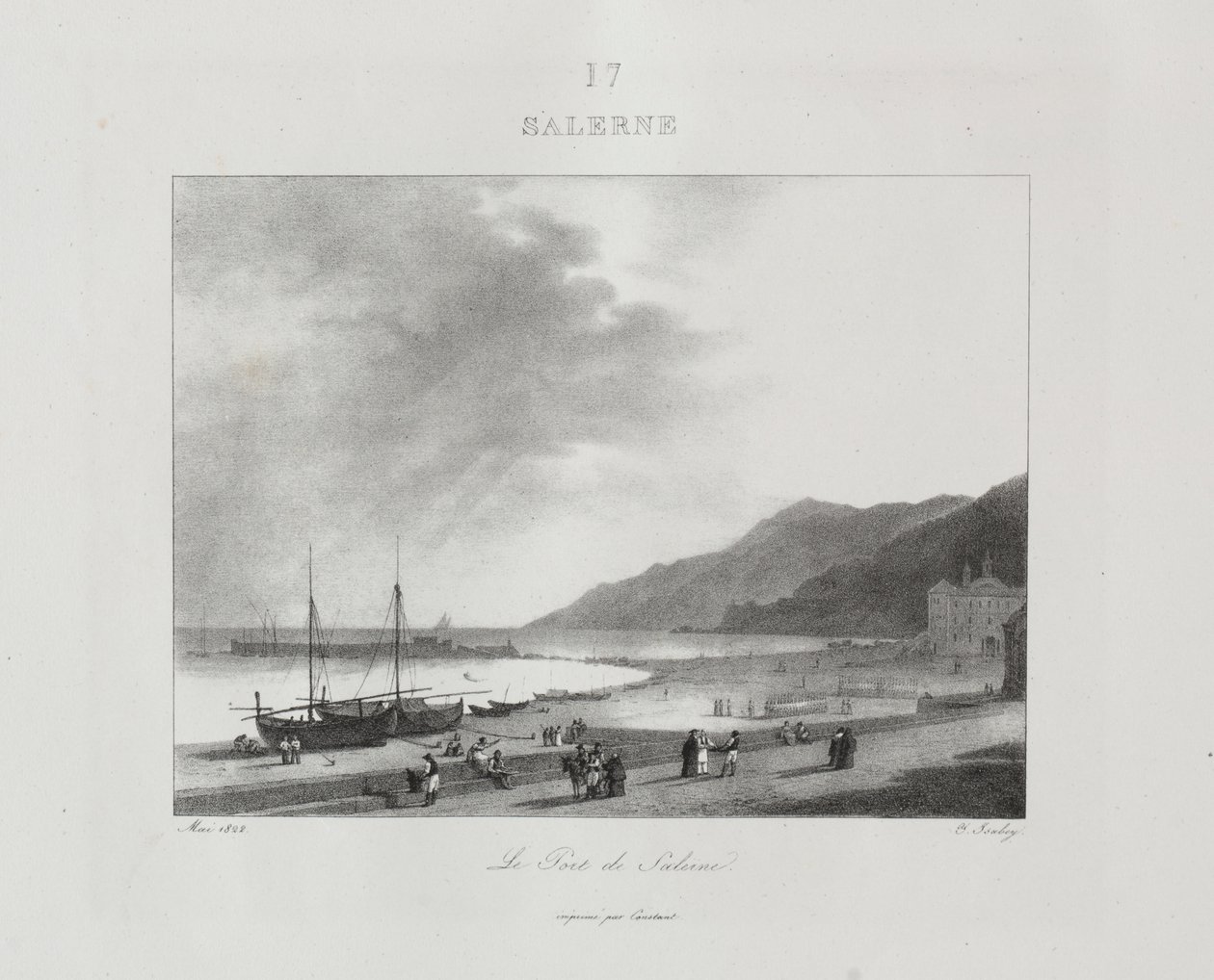 رحلة إلى إيطاليا عام 1822 بواسطة جان بابتيست إيسابي