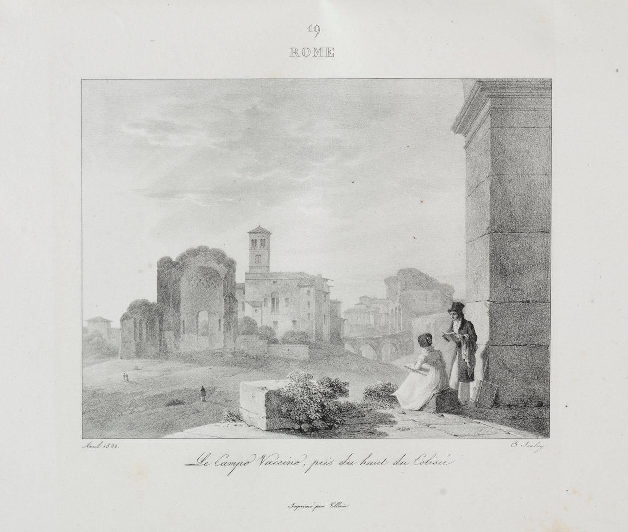 رحلة إلى إيطاليا عام 1822 بواسطة جان بابتيست إيسابي