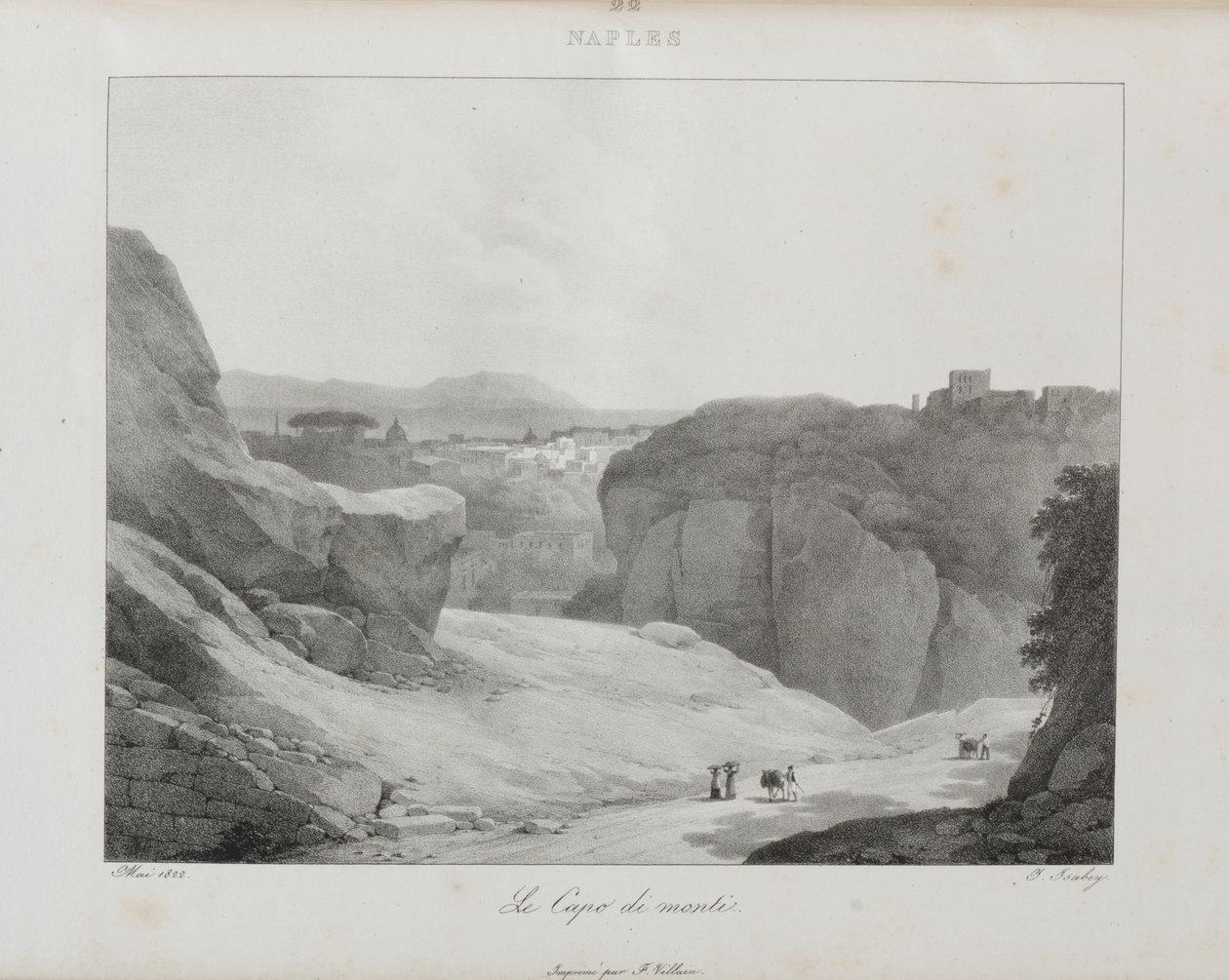رحلة إلى إيطاليا عام 1822 بواسطة جان بابتيست إيسابي