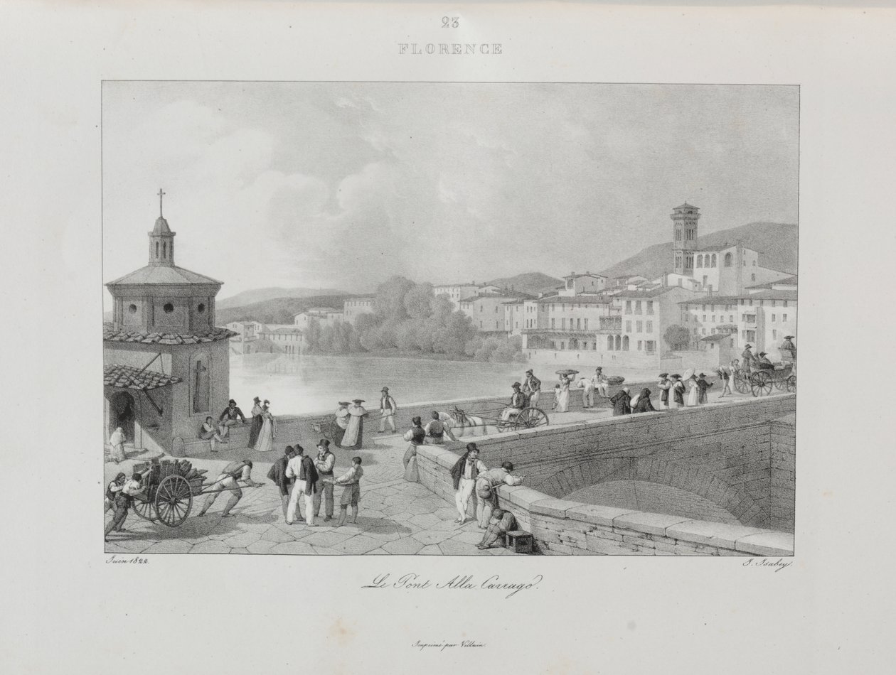 رحلة إلى إيطاليا عام 1822 بواسطة جان بابتيست إيسابي