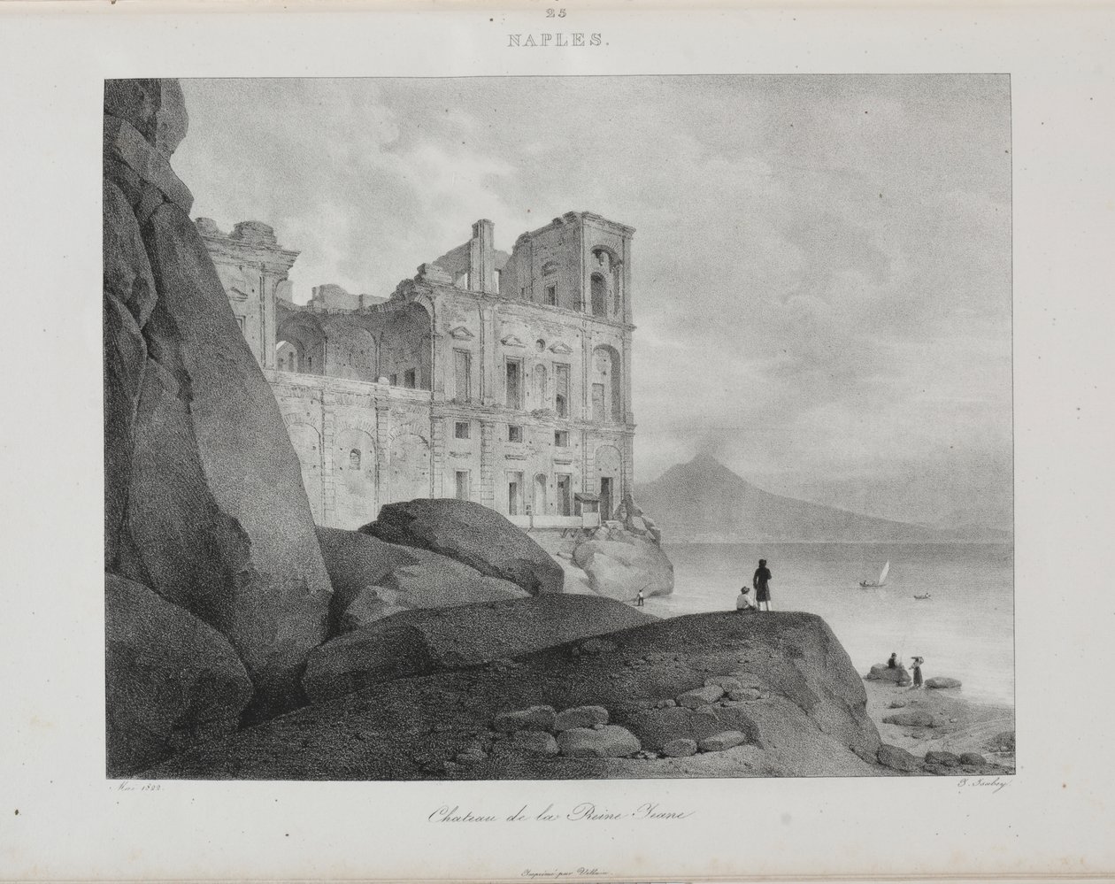 رحلة إلى إيطاليا عام 1822 بواسطة جان بابتيست إيسابي