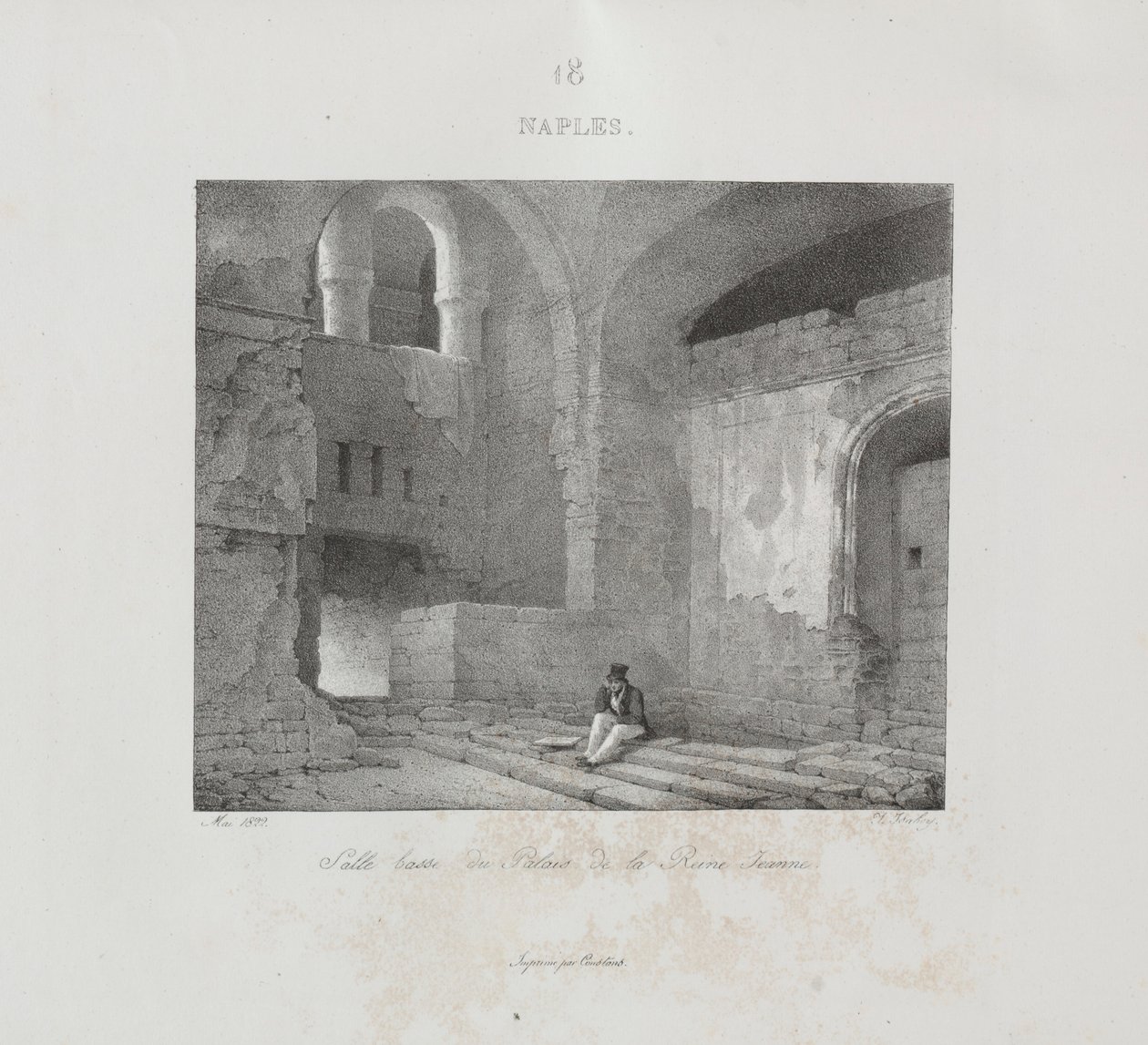 سافر إلى إيطاليا عام 1822 ، 1833. بواسطة جان بابتيست إيسابي