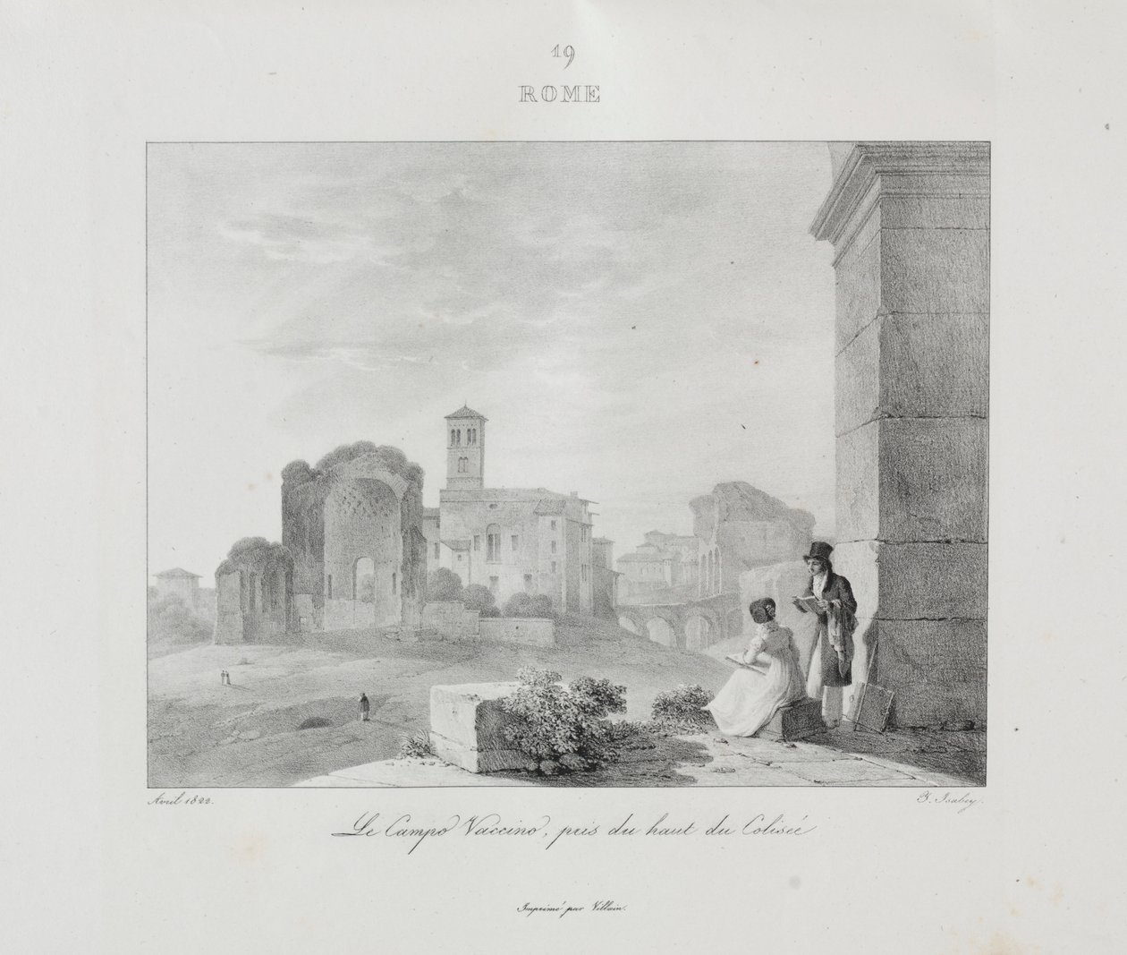 سافر إلى إيطاليا عام 1822 ، 1833. بواسطة جان بابتيست إيسابي