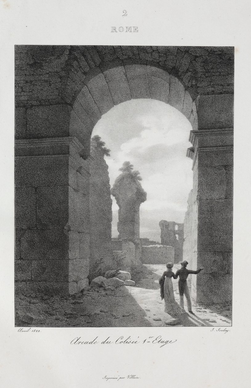 سافر إلى إيطاليا عام 1822 ، 1833. بواسطة جان بابتيست إيسابي
