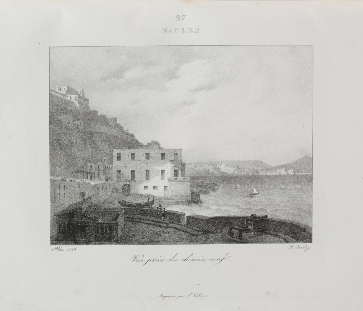 سافر إلى إيطاليا عام 1822 ، 1833. بواسطة جان بابتيست إيسابي