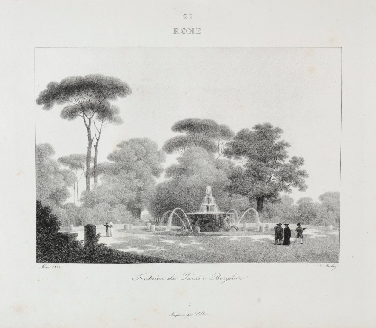 سافر إلى إيطاليا عام 1822 ، 1833. بواسطة جان بابتيست إيسابي