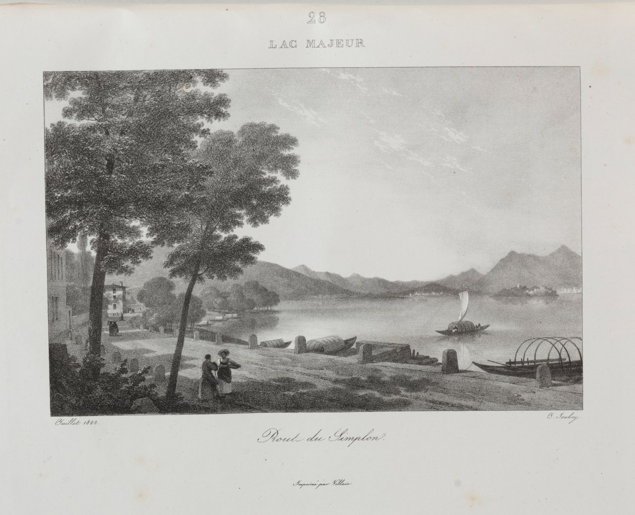 سافر إلى إيطاليا عام 1822 ، 1833. بواسطة جان بابتيست إيسابي