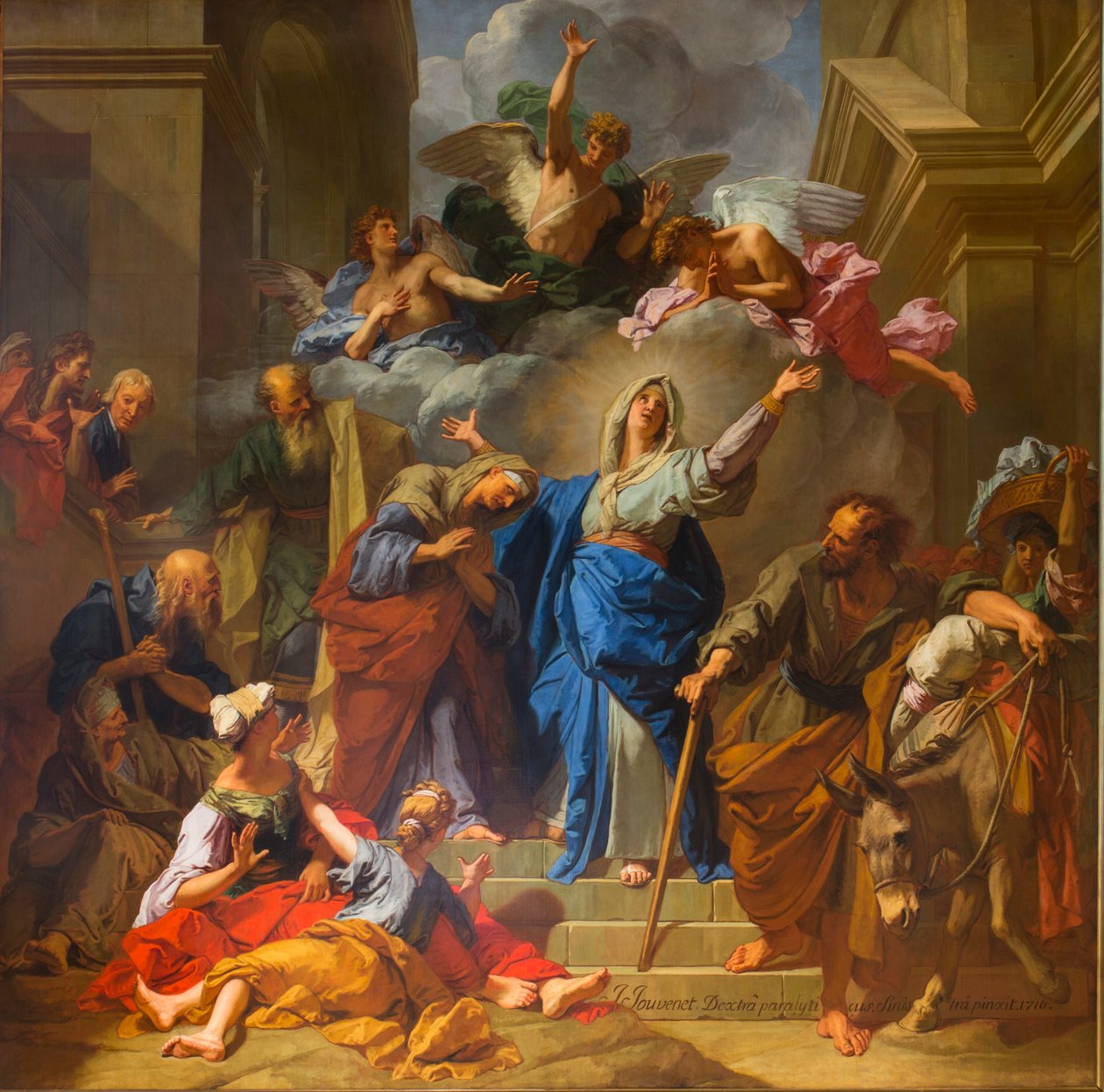 Magnificat ، حوالي 1716 (زيت على قماش) بواسطة جان بابتيست جوفينيه