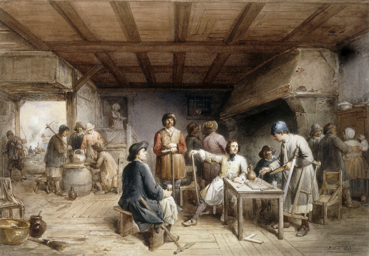 رسو السفن يستريحون ، 1846 بواسطة جان بابتيست مادو