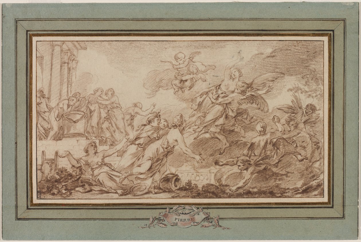 بورياس خطف أوريثيا ، ج. 1755-1760. بواسطة جان بابتيست ماري بيير