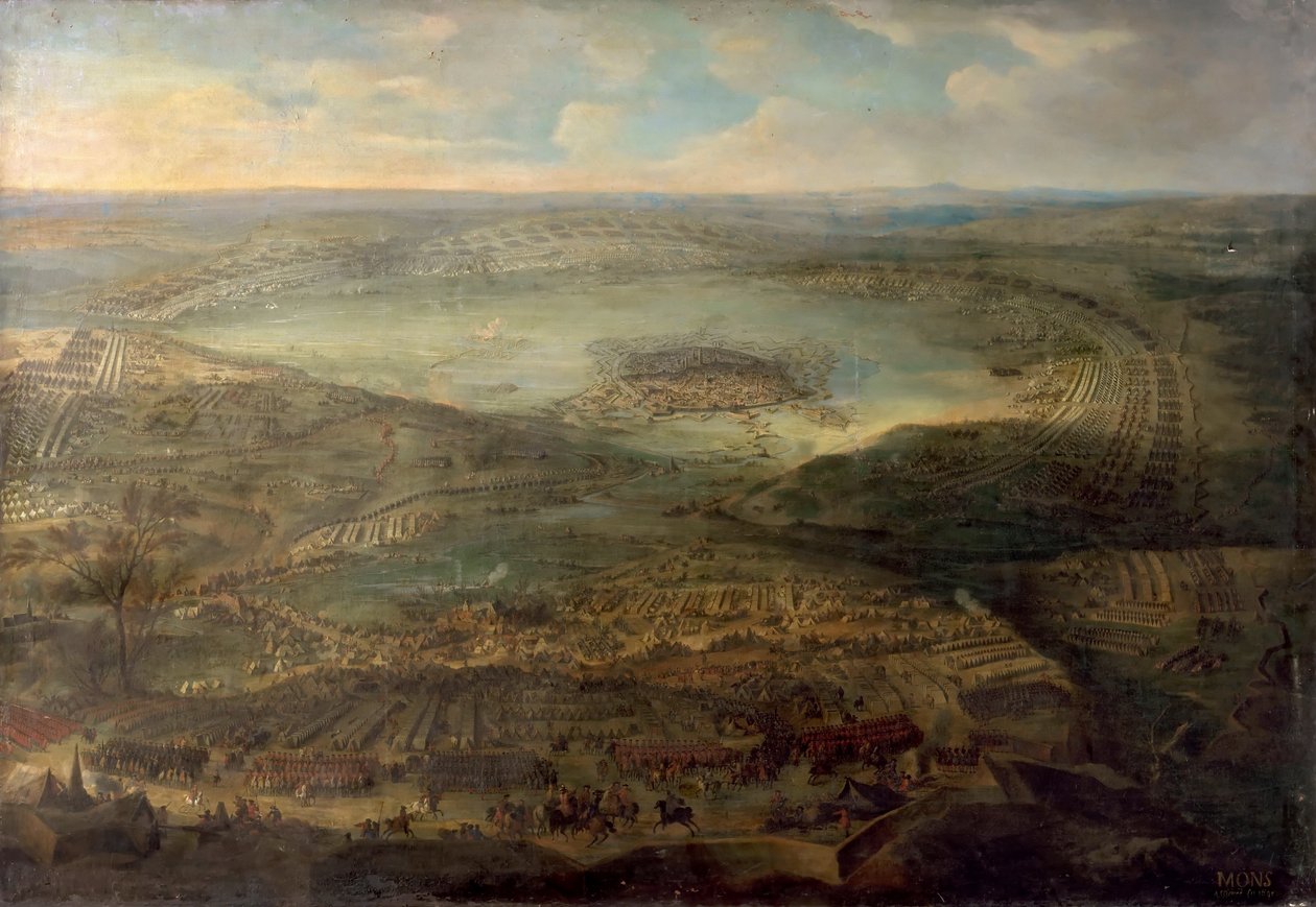 حصار مونس ، 1691 بواسطة جان بابتيست مارتن