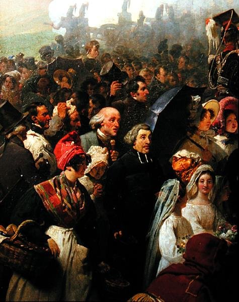 الملك لويس فيليب (1773-1850) يزور ساحة المعركة القديمة في فالمي ، 8 يونيو 1831 (زيت على قماش) (تفاصيل) بواسطة جان بابتيست Mauzaisse