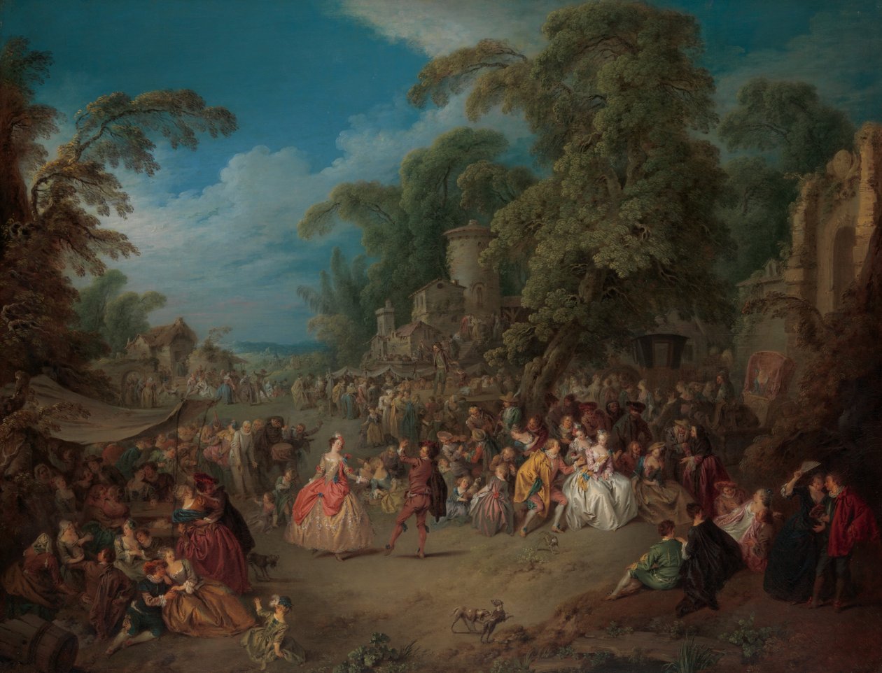المعرض في بيزونز ، كاليفورنيا. 1733. بواسطة جان بابتيست باتر