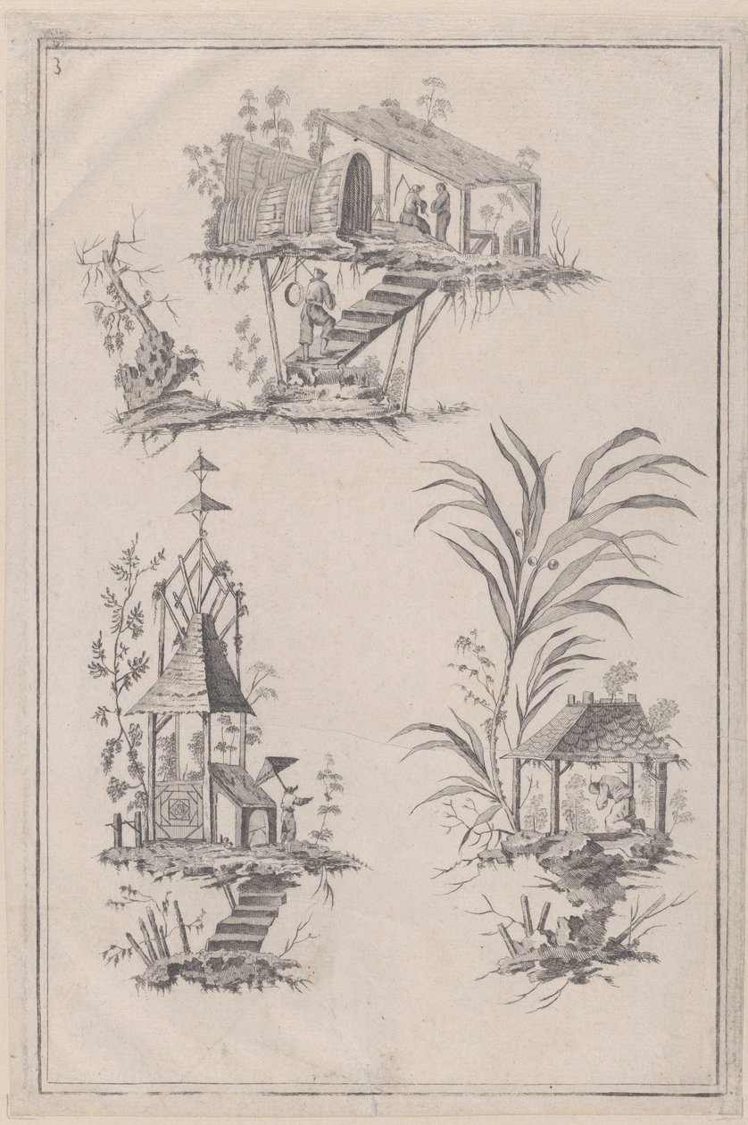 الحلي الصينية ، كاليفورنيا. 1760-85. بواسطة جان بابتيست بيلمينت