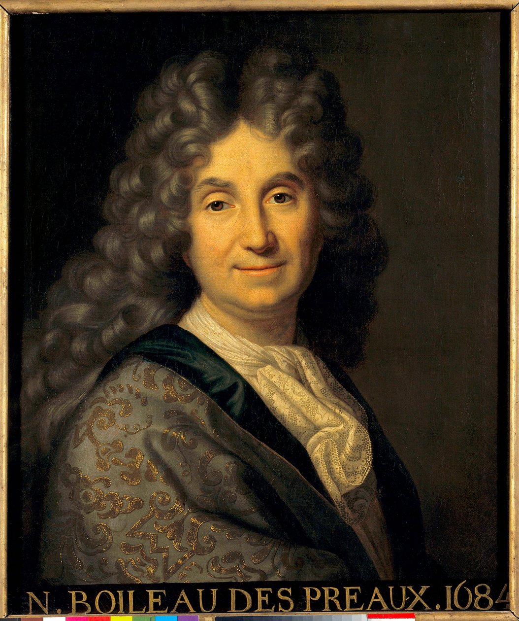 صورة لنيكولاس بويلو ديسبرو (Boileau-Despreaux) (1636-1711) - رسم جان بابتيست سانتيري (1651-1717) بواسطة جان بابتيست سانتيري