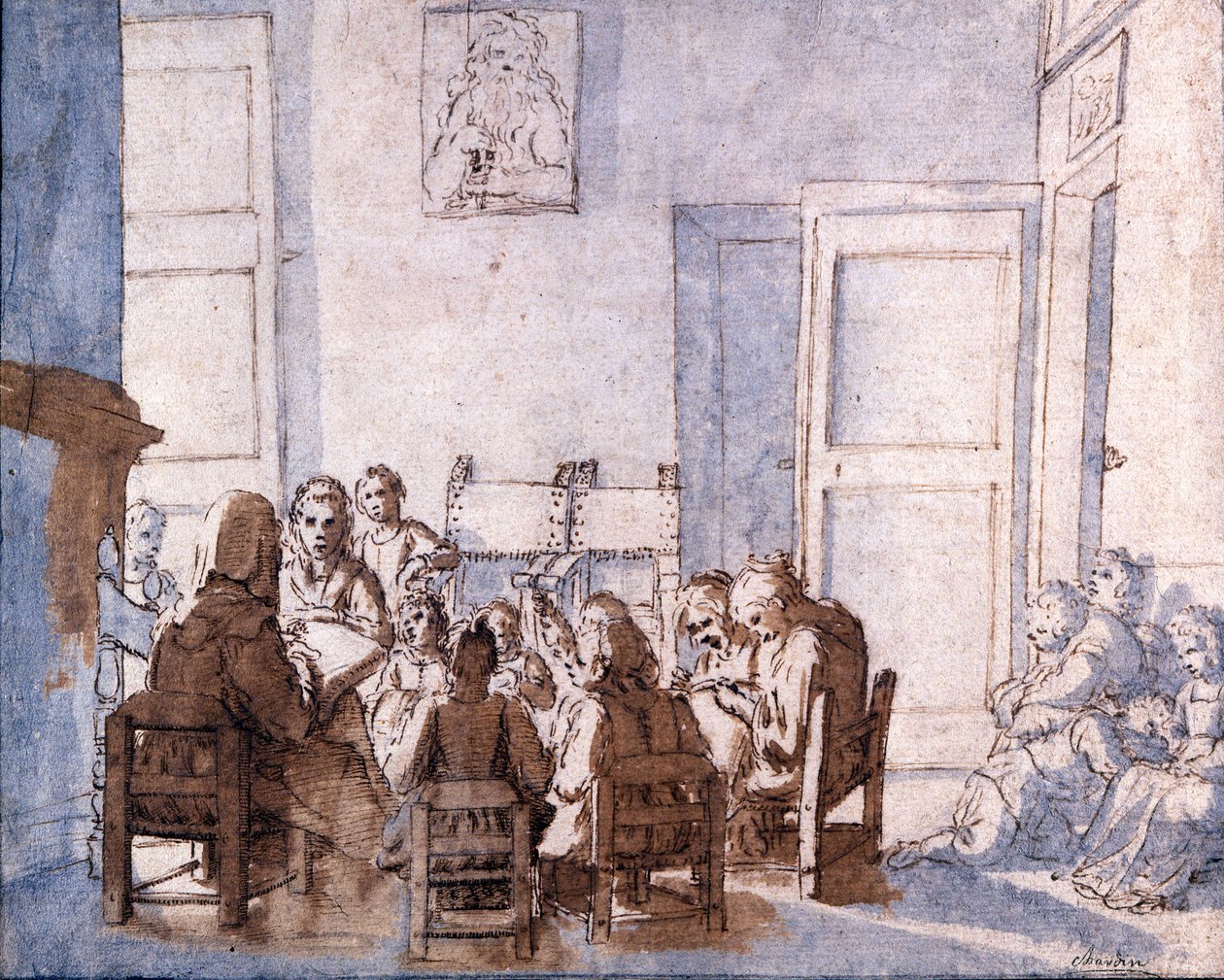 رسم جان بابتيست شاردان (1699-1779) ، متحف جلاوكو لومباردي ، بارما. بواسطة جان بابتيست سيميون شاردان