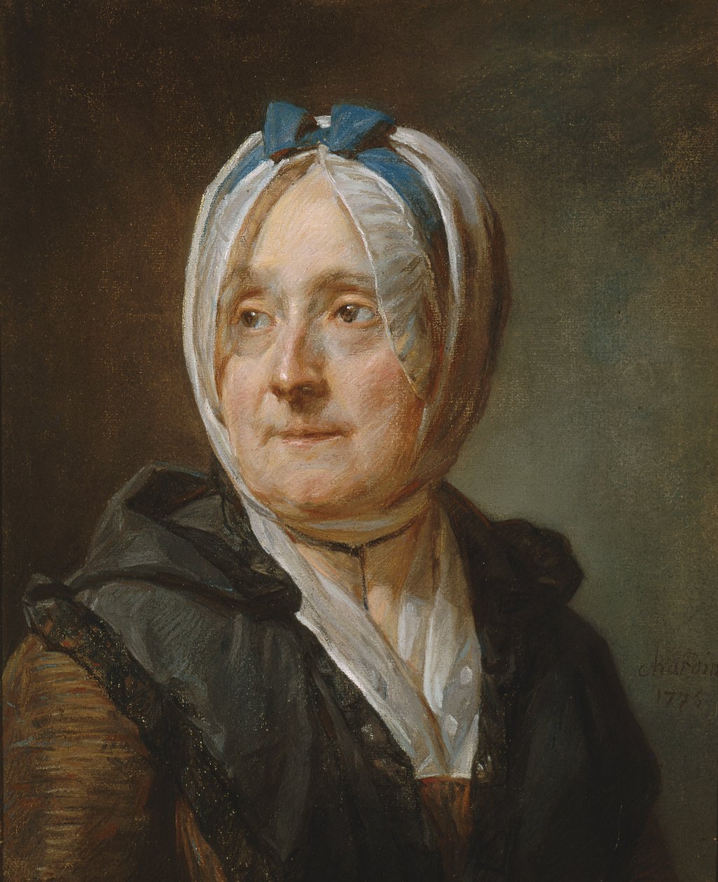 صورة مدام شاردان (1707-91) 1775 بواسطة جان بابتيست سيميون شاردان
