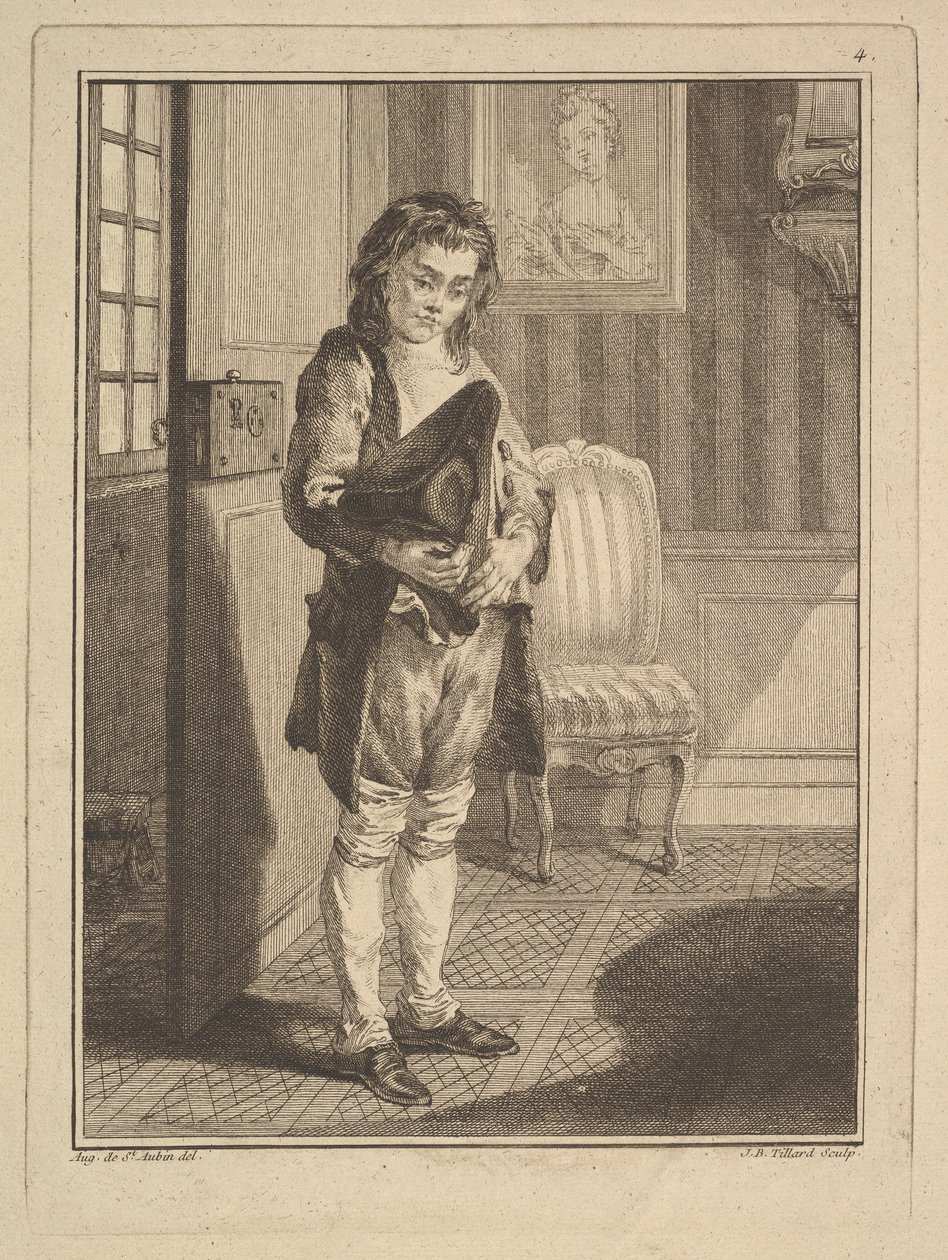 ستريبر شوز شاينر ، من ميس جينس ، أو ليه كومونسنييرز أولترامو ... ، 1766-70. بواسطة جان بابتيست تيلارد