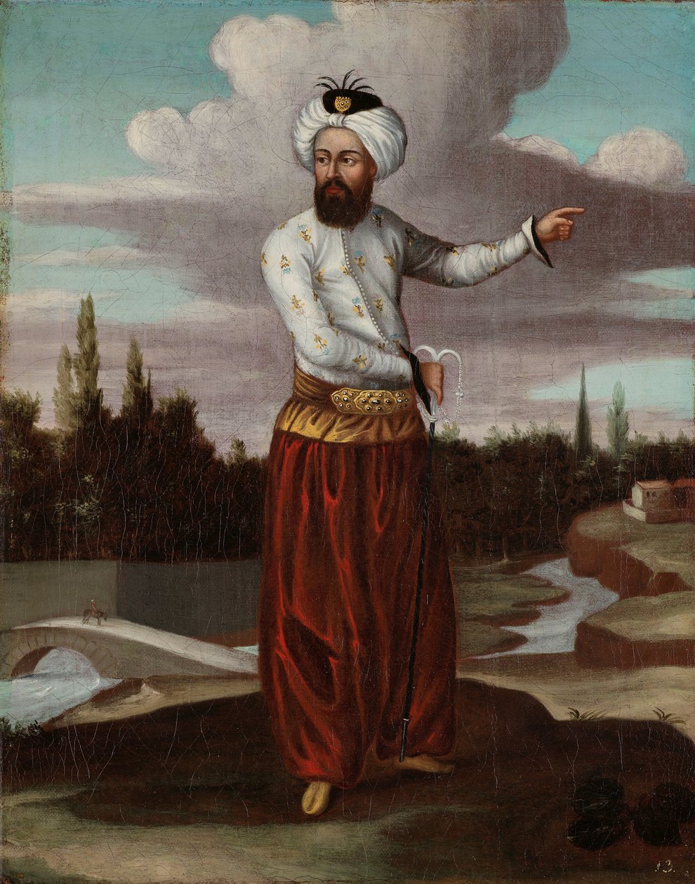 A Chaous ، رسالة إلى السلطان بواسطة جان بابتيست فانمور (ورشة عمل)