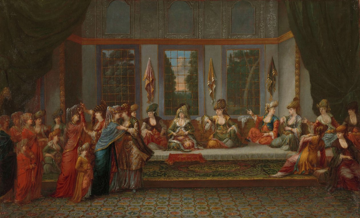 الزفاف اليوناني ، 1720-37 بواسطة جان بابتيست فانمور