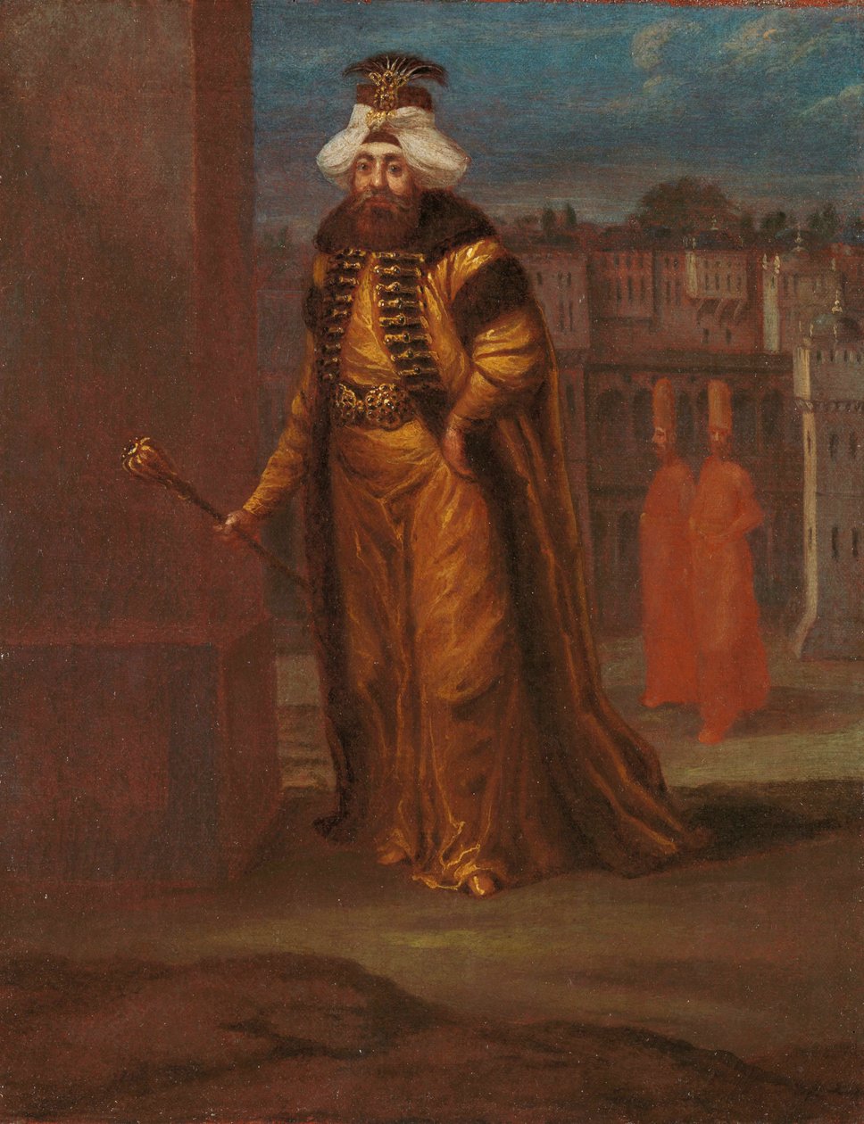 السلطان أحمد الثالث (1673-1736) بواسطة جان بابتيست فانمور