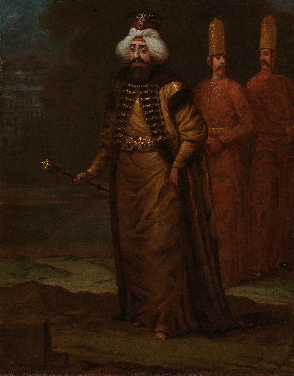 Sultan Ahmed III, c.1727-30  بواسطة جان بابتيست فانمور