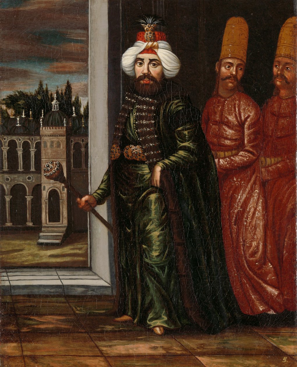 Sultan Ahmed III, c.1727-30 بواسطة جان بابتيست فانمور