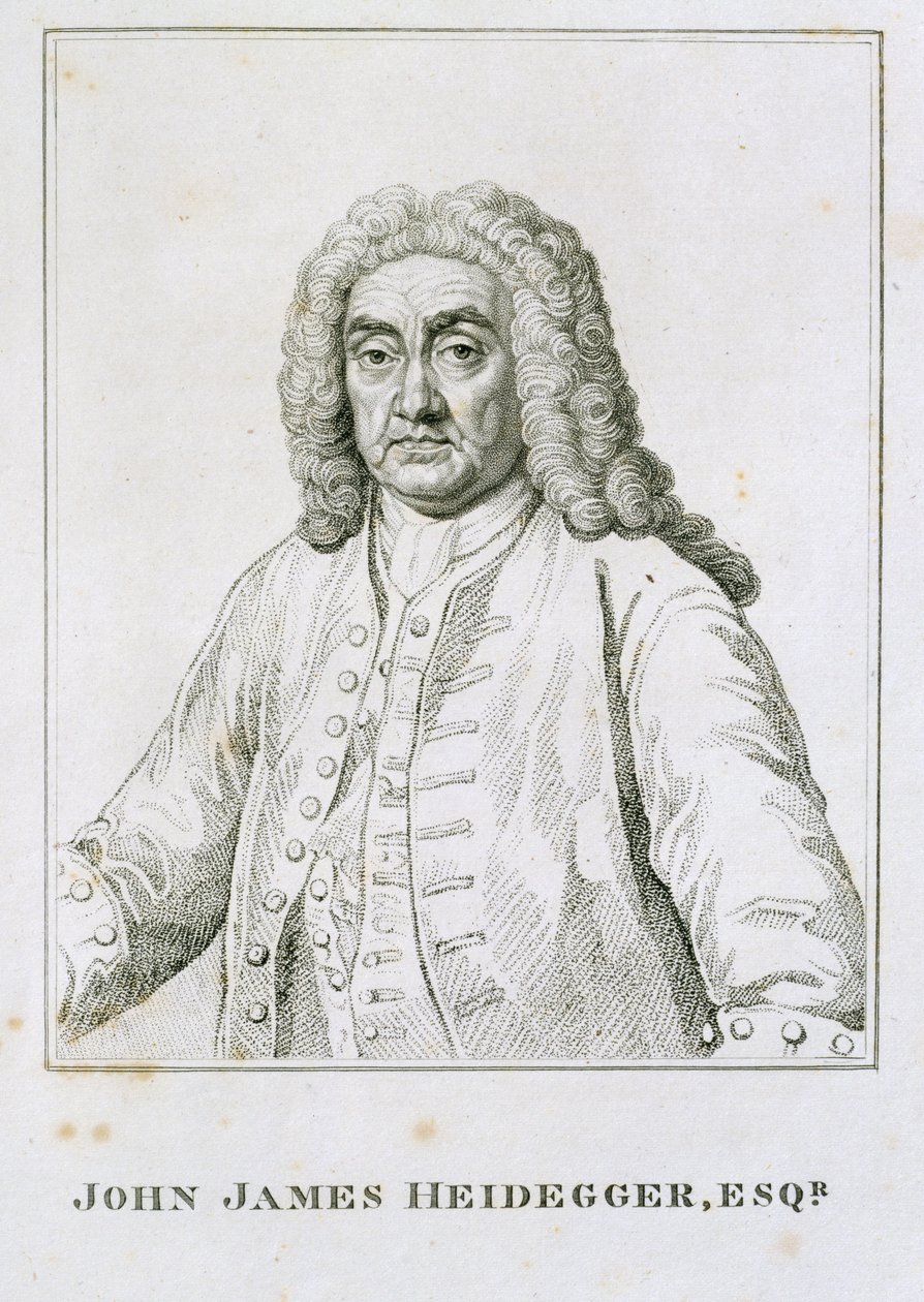 جون جيمس هايدجر (1666-1749) بواسطة جان بابتيست فان لو
