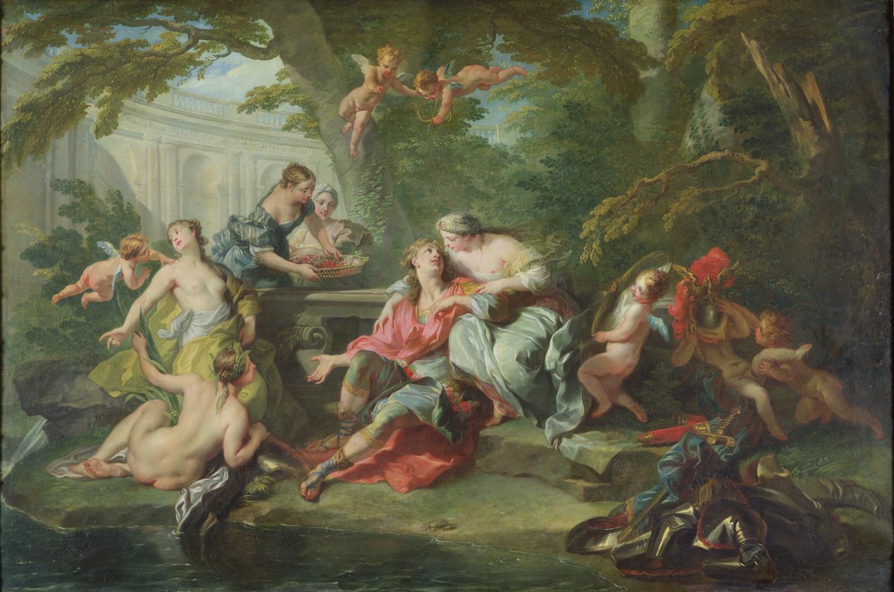 رينو في أحضان Armide ، 1730-1739 بواسطة جان بابتيست فان لو