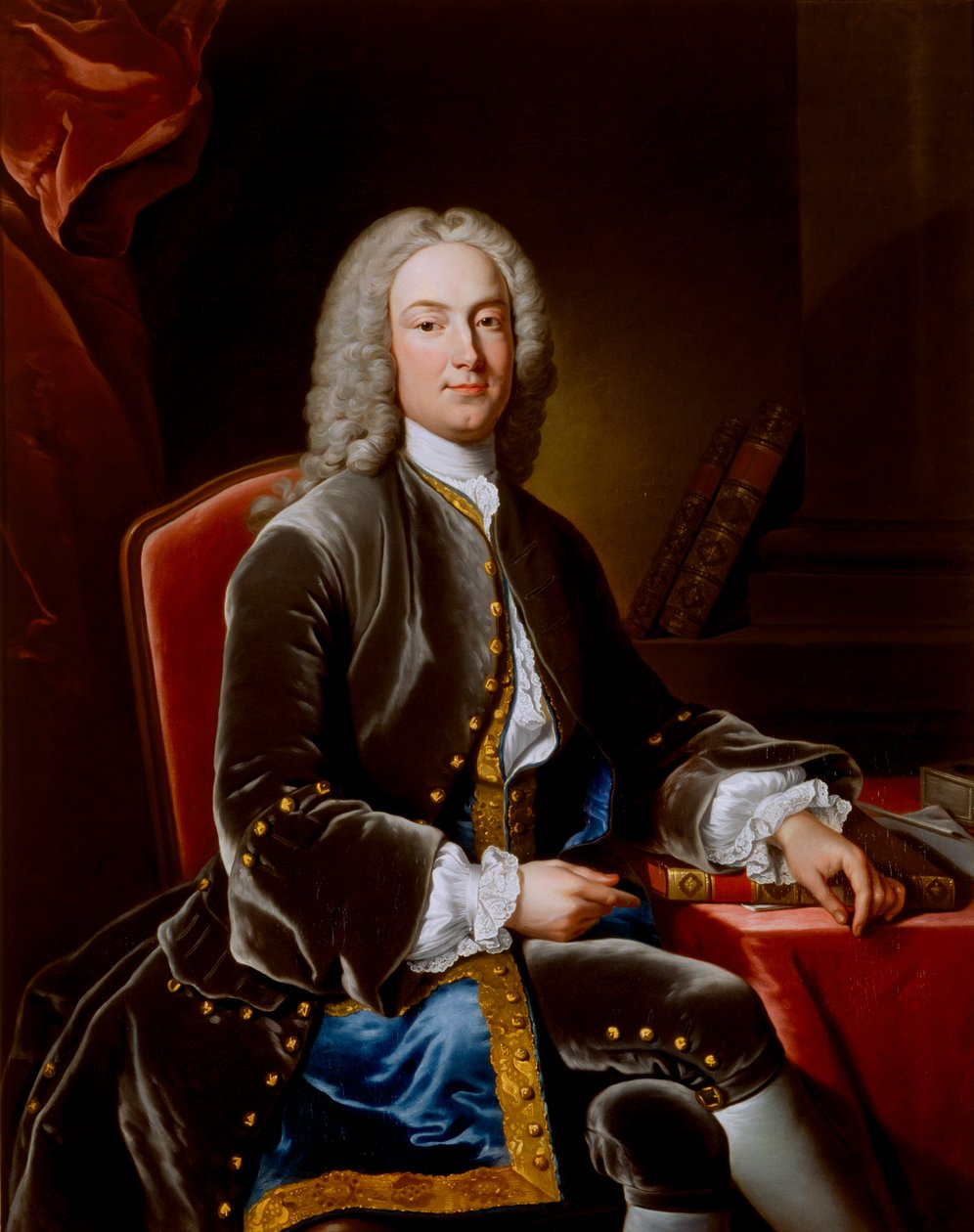 ويليام موراي ، إيرل مانسفيلد ، محامٍ وسياسي وقاضٍ بريطاني ، c1738 بواسطة جان بابتيست فان لو