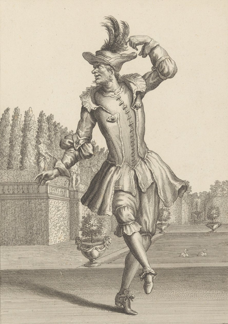 Du Moulin في Peasant Garb Dancing في الأوبرا ، .nd بواسطة جان بيرين