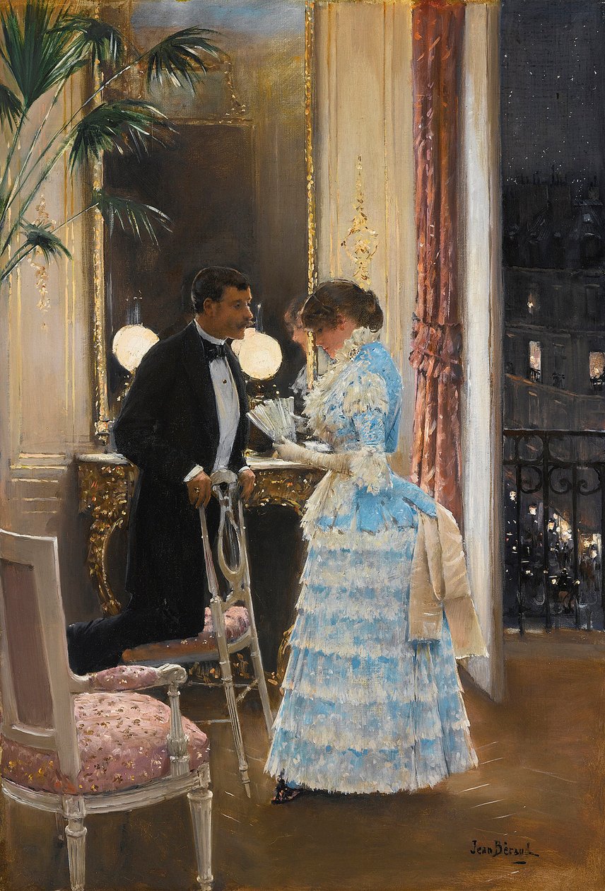محادثة على قدم المساواة بيرود ، جان (1849-1936). زيت على قماش ، الحجم: 55.9x39.3 ، مجموعة خاصة بواسطة جان بيرود