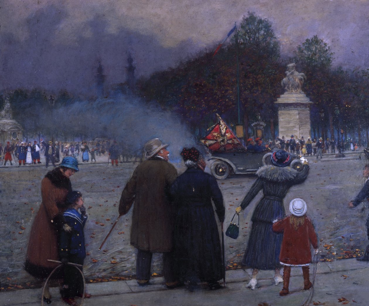 حمل العلم الألماني إلى Invalides ، ج. 1914. بواسطة جان بيرود