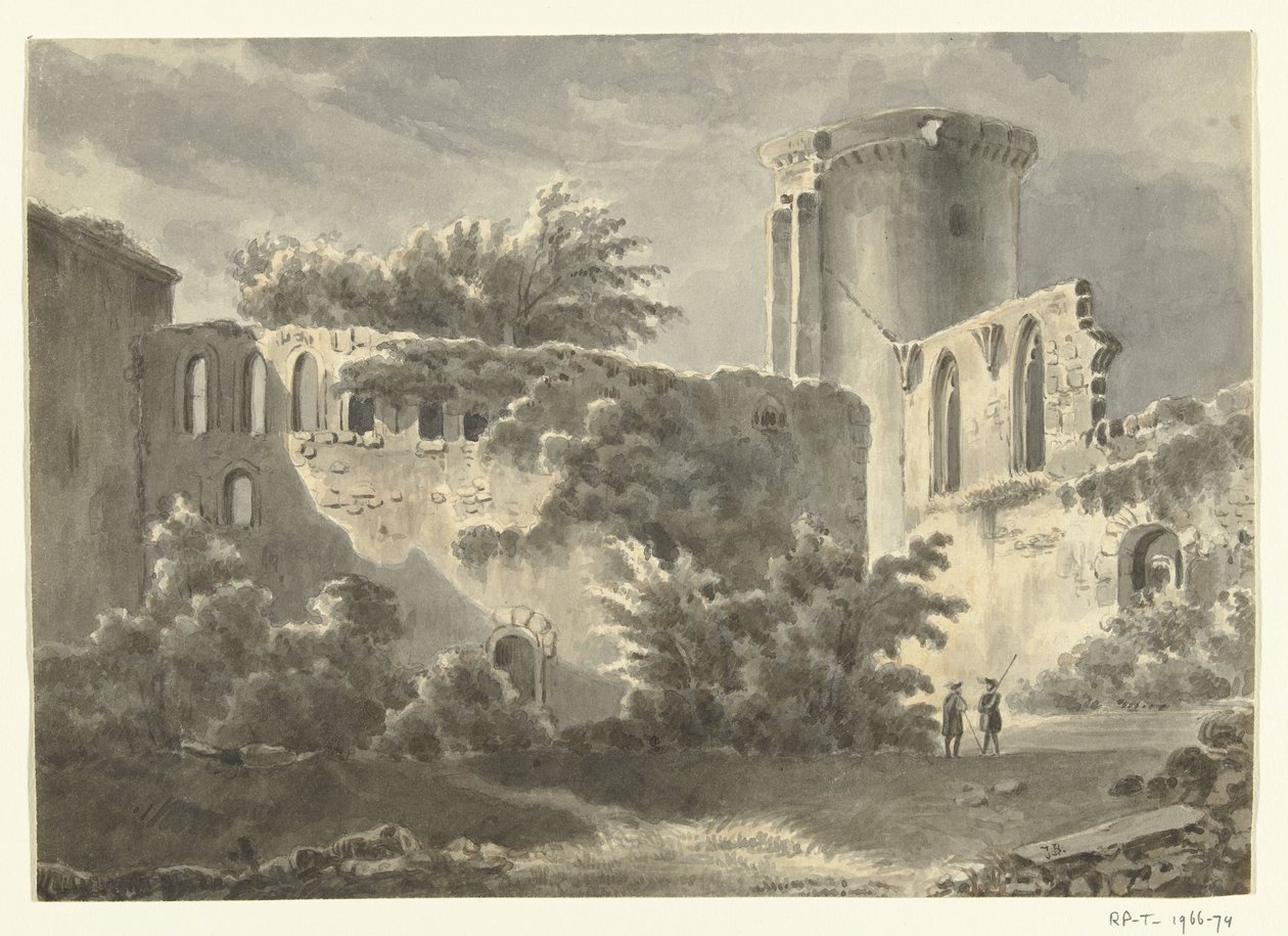 منظر لساحة Château de Botwel بواسطة جان برنارد