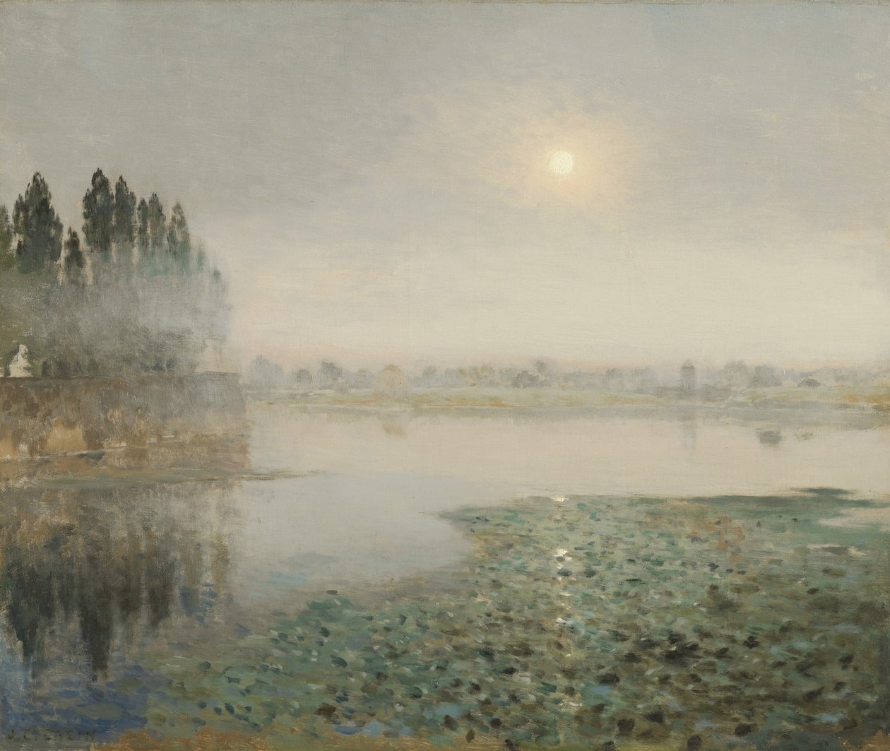 ضباب على النهر ، c.1889 بواسطة جان تشارلز كازين