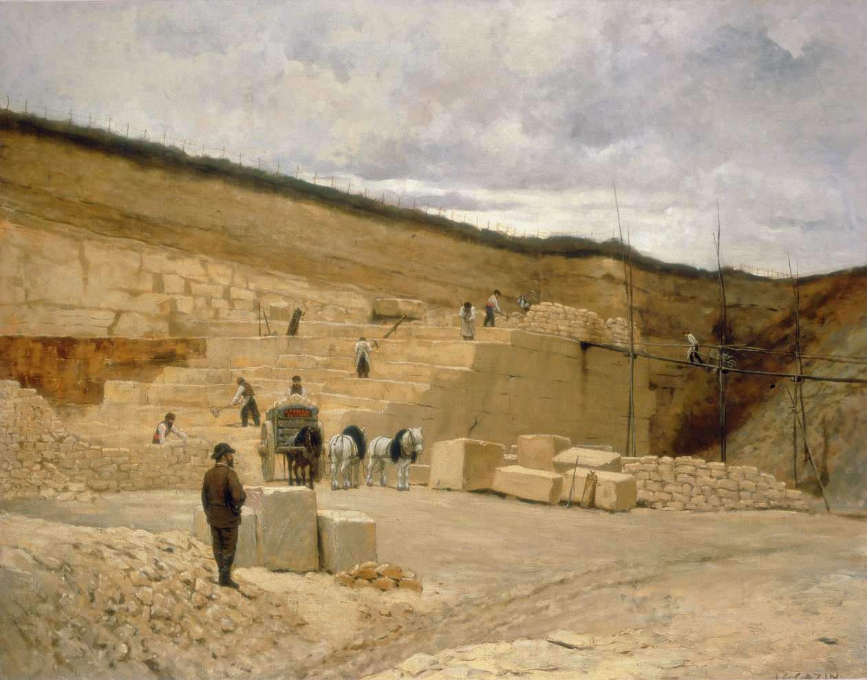 Monsieur Pascals Quarry قرب نانتير بواسطة جان تشارلز كازين